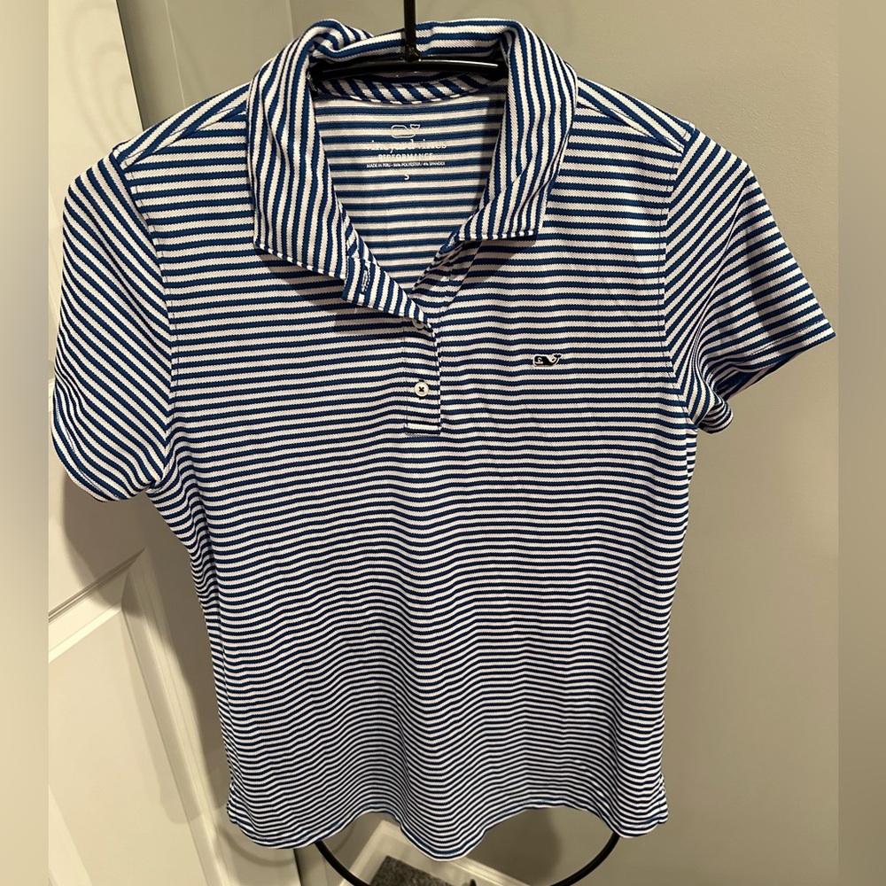 Vineyard Vines performance women’s striped polo size small